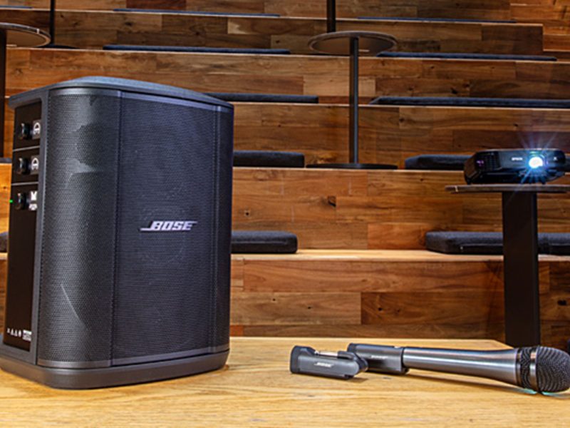 Bose S1 Pro+ with integrated carry handle and versatile placement options