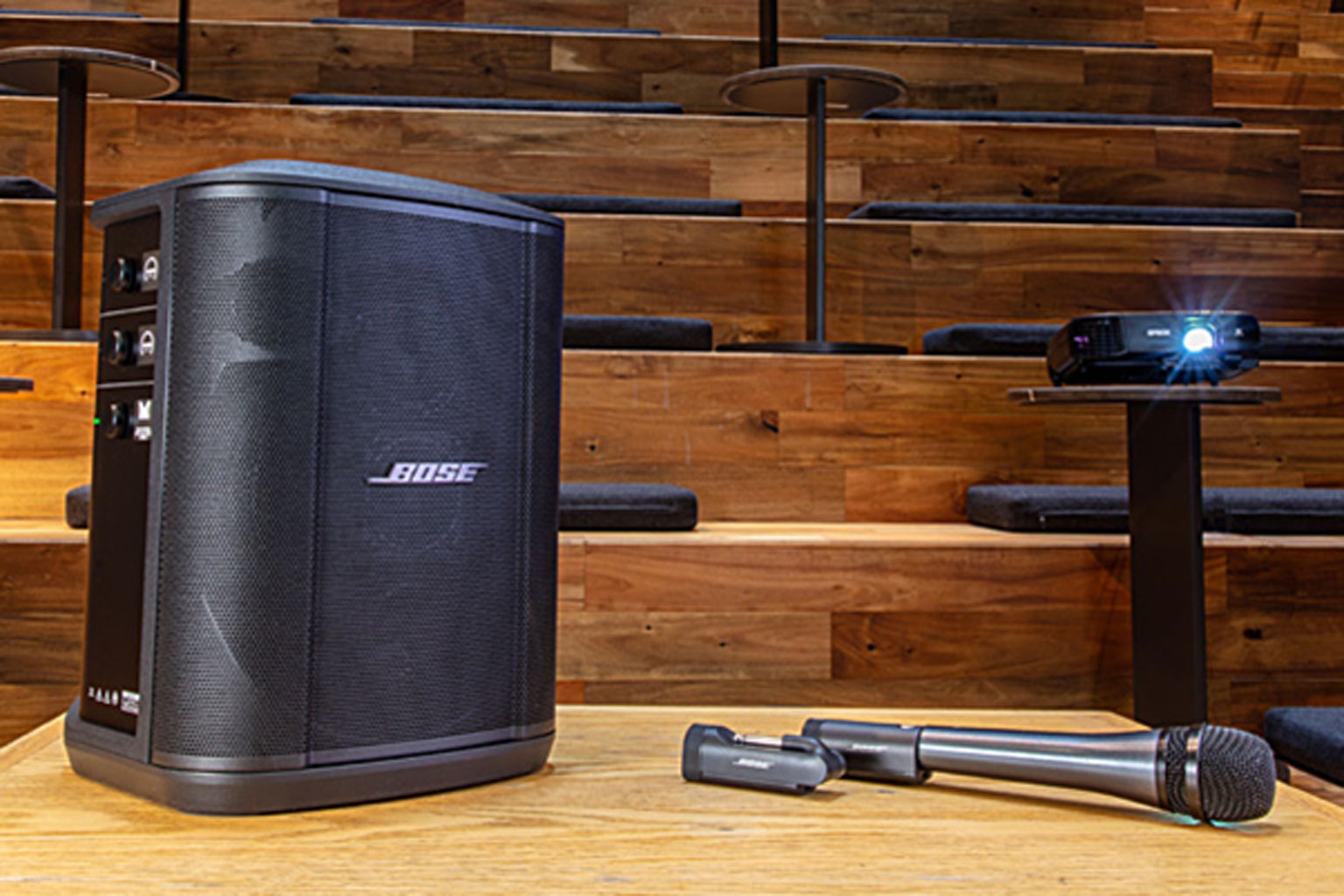 Bose S1 Pro+ with integrated carry handle and versatile placement options